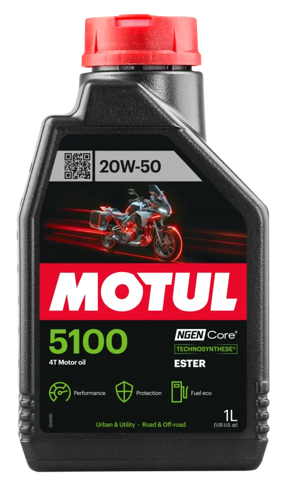 MOTUL 5100 20W-50 4T Aceite para Motocicletas