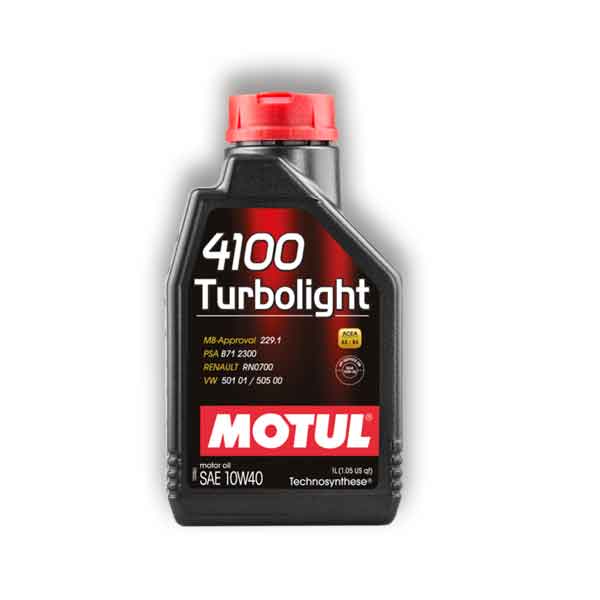 MOTUL 4100 TURBOLIGHT 10W-40 (1 LTS)