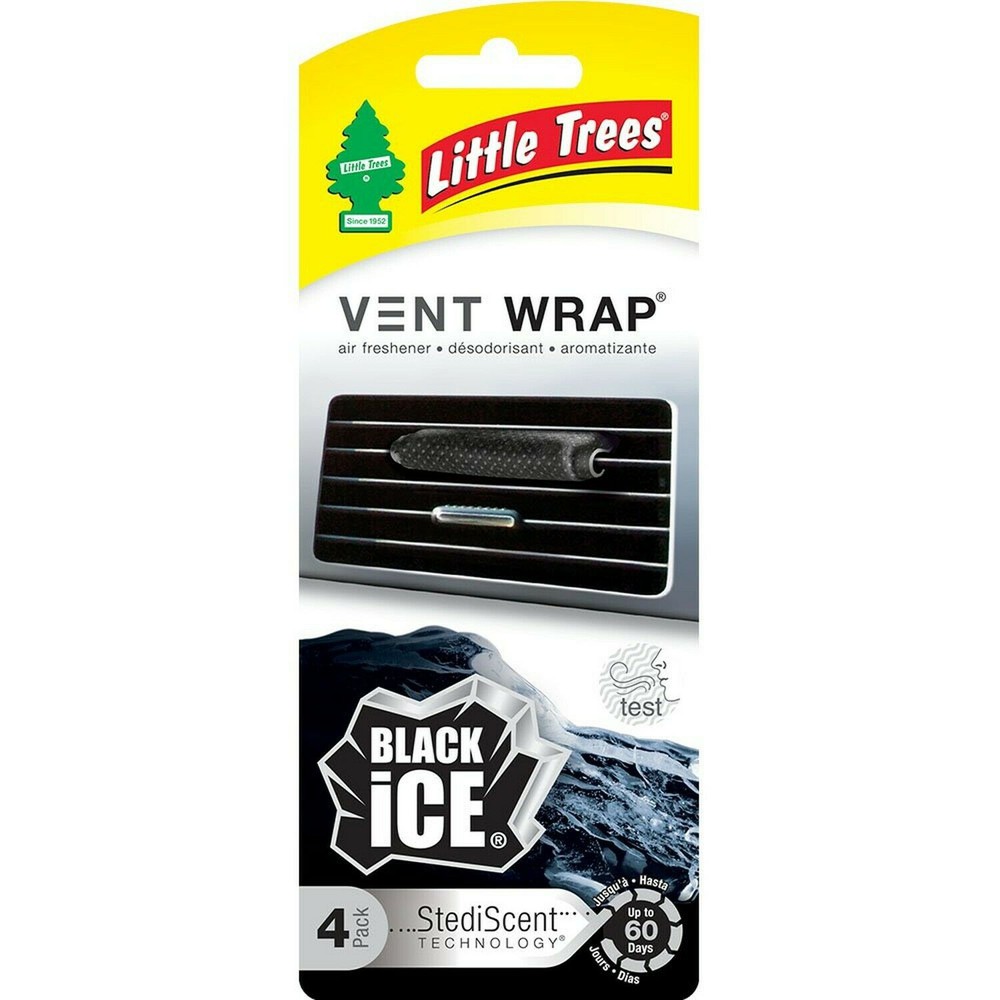 Aromatizante Little Trees Vent Wrap Black Ice – Aroma para Auto
