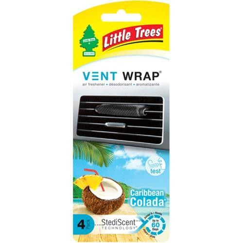 Aromatizante Little Trees Vent Wrap Caribbean Colada – Aroma Tropical