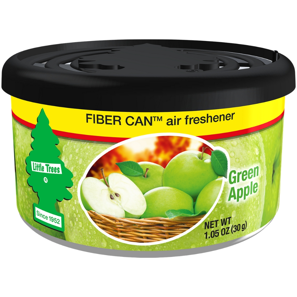 Aromatizante Little Trees Fiber Can Manzana Verde – Green Apple