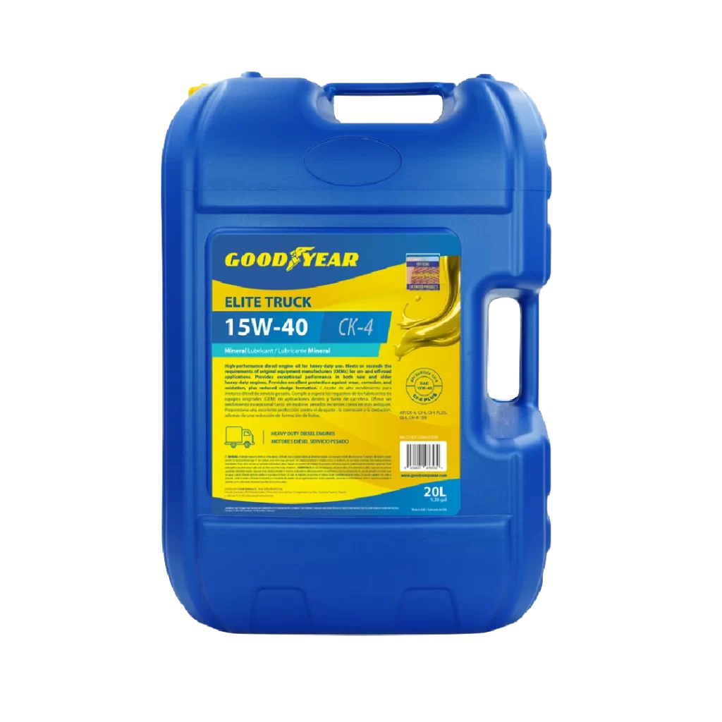 GOODYEAR ELITE TRUCK 15W-40 CK4 E9/E7 SEMI SINTÉTICO 20 LTS
