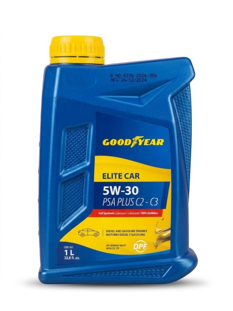 Aceite de auto full sintético 5W-30 PSA PLUS C2-C3 1LT GOODYEAR