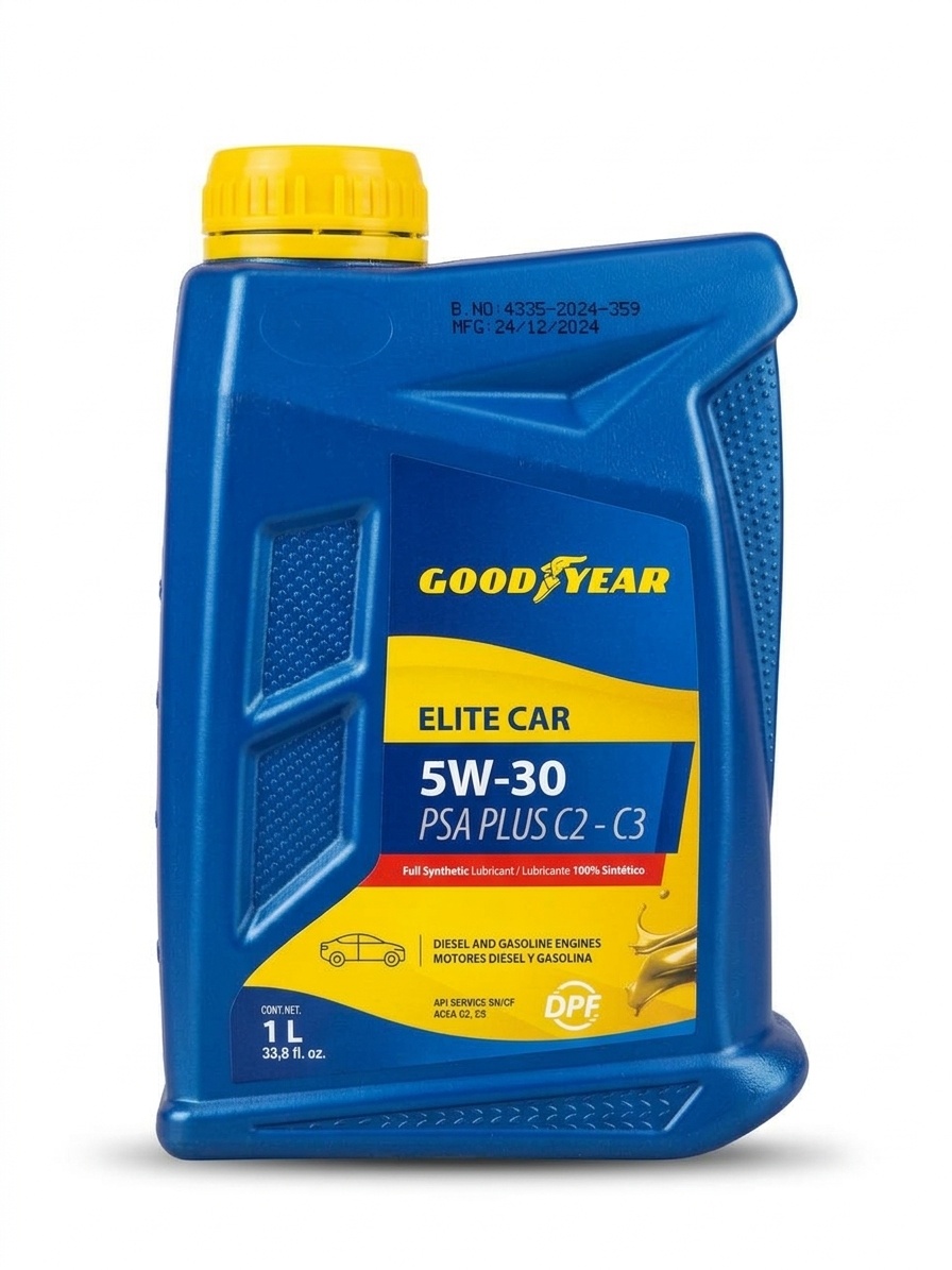 Aceite de auto full sintético 5W-30 PSA PLUS C2-C3 1LT GOODYEAR
